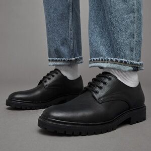 AllSaints Jarred Leather Derby Shoes